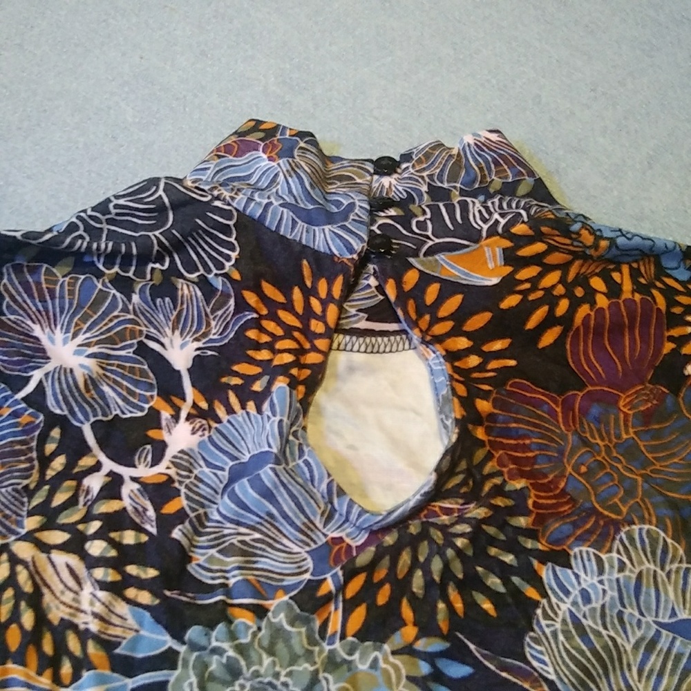 Floral print stretch dress - Picture 3 of 5